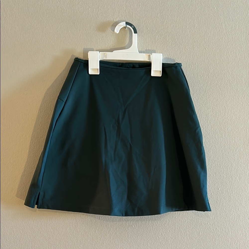 Girlfriend Collective Dark Green Skort
